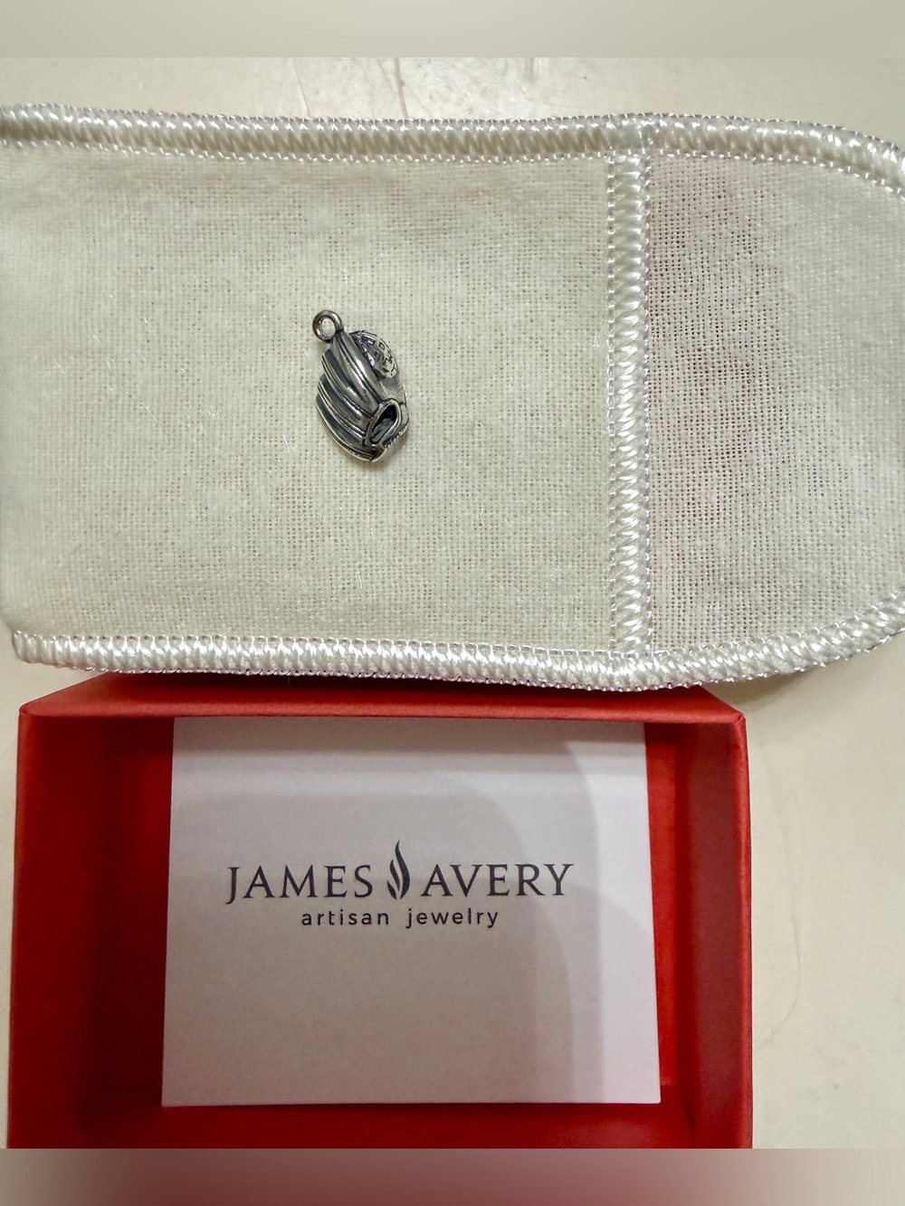 James Avery Sterling Silver Baseball & Glove Charm - Picture 6 of 7